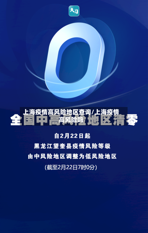 上海疫情高风险地区查询/上海疫情高风险吗